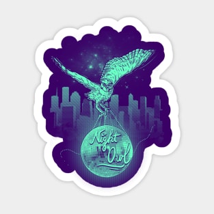 Night owl Sticker